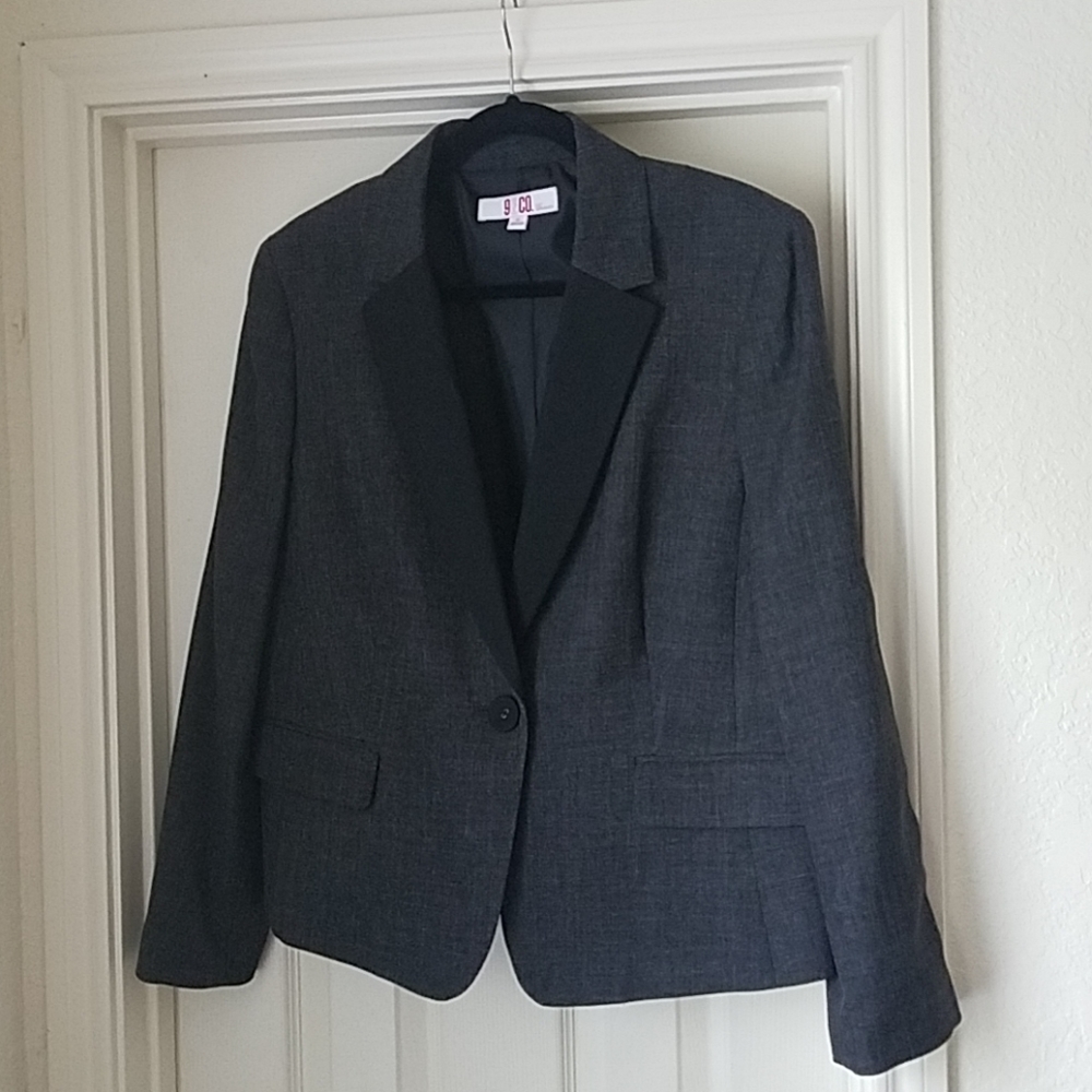 Black/Grey Nine & Co. Suit Jacket
